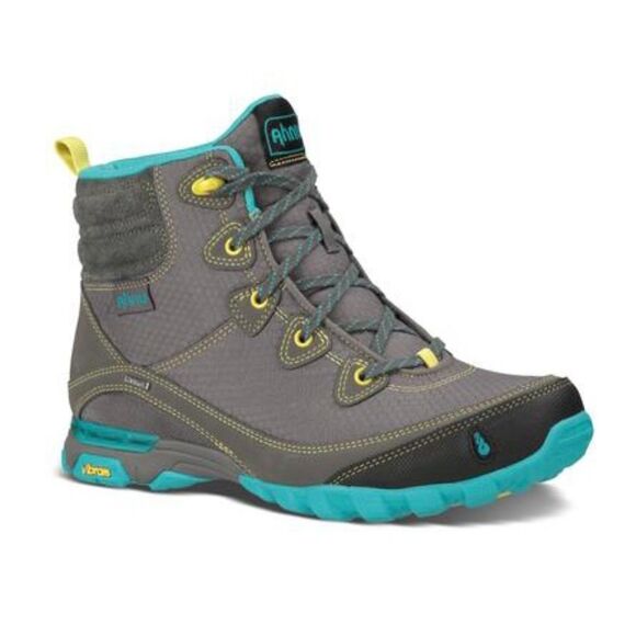 NIB Anhu SugarPine Wp Ankle Hiking Walking Boot Grey/Turquoise Size 7 - Picture 5 of 7